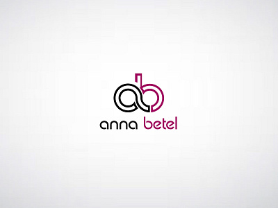 Anna Betel Logo artist girl branding design identity logo minimal personal trainer typography vector web website