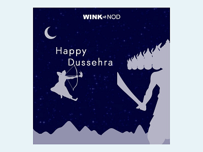 Instagram post for Happy Dussehra