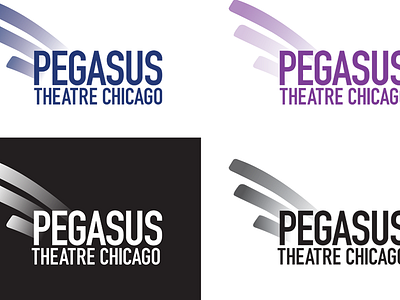 Pegasus Logo Ideation gradient logo pegasus transparency wings