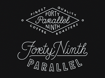 49th Parallel lettering monoline script