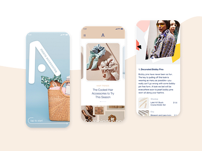 Fashion App Concept accessories app design fashion ui