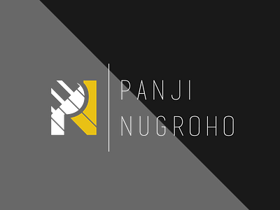 Panji Nugroho ( Pianist Logo ) design flat logo vector