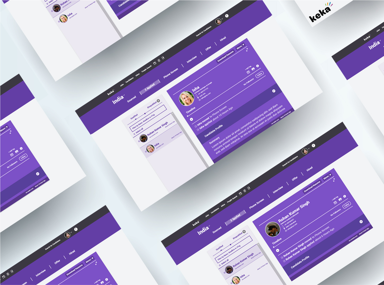 Recruiter Software Candidate Page | UI/UX Design | Redesign | by Sachin ...