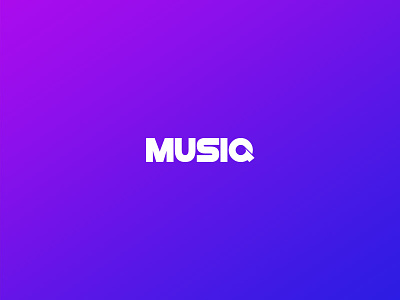MusiQ Logo app audio brand logo music rebranding ui