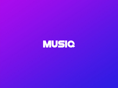 MusiQ Logo app audio brand logo music rebranding ui