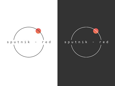 Sputnik-Red Logo branding design figma logo vector
