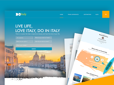 Do-in-Italy Website Home Page