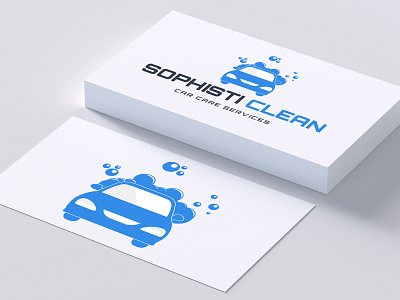 Sophistic Clean- Logo art branding car car care services car cleaning car wash creative design icon illustration illustrator logo sophistic clean logo typography vector