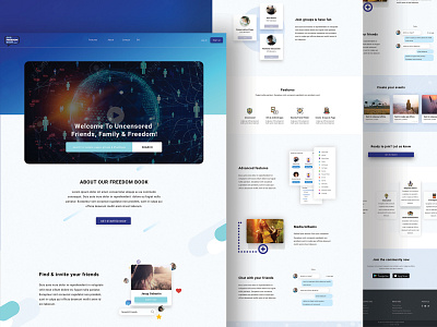 Our Freedom Book -  Landing page