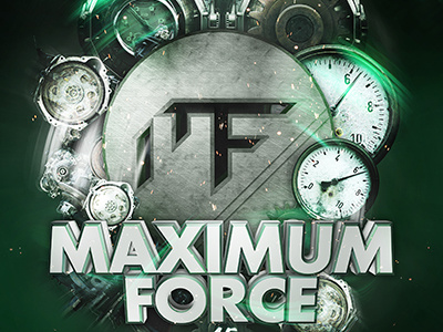 Maximum Force 15 flyer party poster