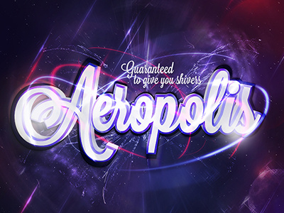 Aeropolis flyer party poster