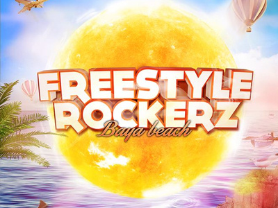 Freestyle Rockerz 3d flyer party poster