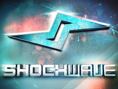 Shockwave art design logo