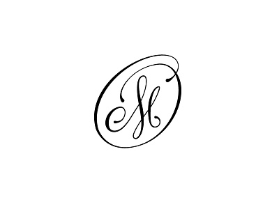 OM branding clean logo typography vintage