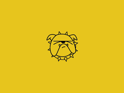 Guardian black branding clean cute funny line lineart logo mascot yellow