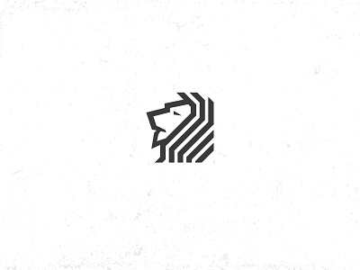 Lion branding clean geometric geometry lion logo