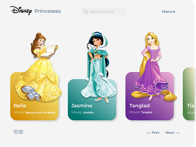 Disney design figma web