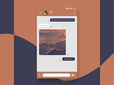 DUI 013 - Direct Messaging android app branding dailyui design digital dribbble flat icon landing page ui ux vector