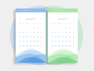 Calender design