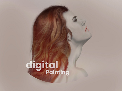 Digital painting art design digital painting drawing