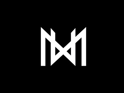 MW logo brand concept design illustrator logo logo design mw logo symbol vector wm logo