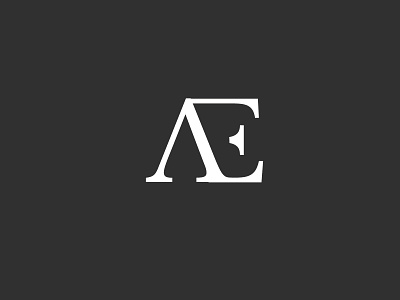AE logo a e logo ae logo simple design logo logo design modern simple