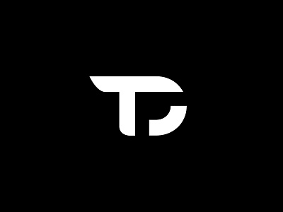 TD logo concept design dt logo illustration logo logo design modern simple td logo vector