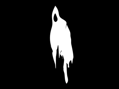 Ghost logo (for sale) dementor logo ghost icon ghost logo scary logo spooky logo