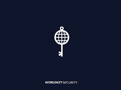 worldkey security logo concept branding concept logo logo design security simple