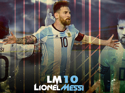 Messi fan ARt argentina illustration messi photo photoshop poster