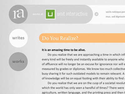 R.A. Design Header 2 blog navigation website