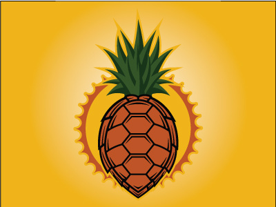 Hawaii Honu fantasy concept hawaii hockey honu icehl pineapple sea turtle
