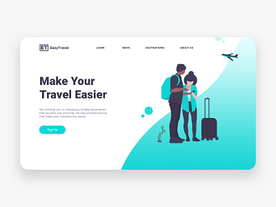 Landing Page (Exploration) app branding clean graphic design icon illustration landing page login simple ui ux vector web web design