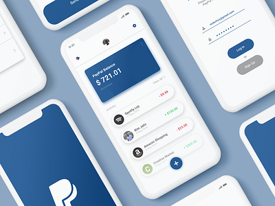 #Exploration - Paypal App Redesign app clean debut design flat hello dribbble icon mobile app payment payment app payments paypal ui ux web website