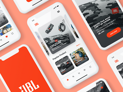 #Exploration - JBL App Design