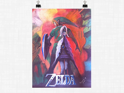 Poster - The Legend of Zelda: Skyward Sword nintendo skyward sword the legend of zelda