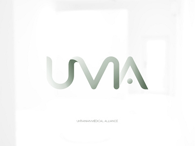 Logo concept for Ukrainian Medical Alliance branding design logo