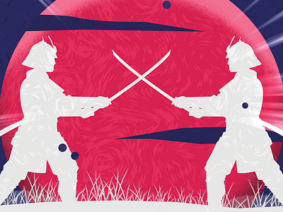 SAMURAI adobe aftereffects adobe illustrator design fighting illustration illustrator japan samurai ui vector