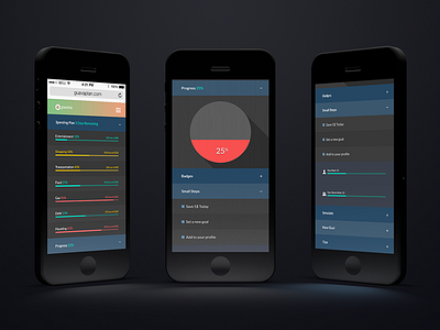 Guava Dashboard / Mobile Version app dashboard design flat guava mobile mobile version ui ux web app