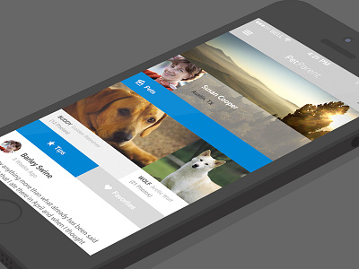 Pet Parent Unused User Profile app blocks clean design favorites mobile my profile pet parent tips ui user profile