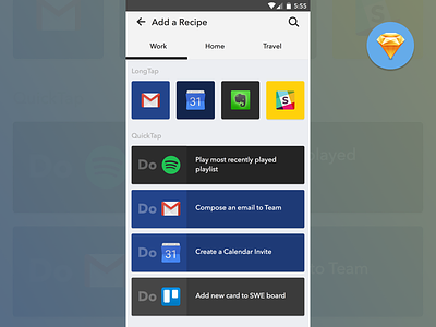 Do button - Concept [Sketch File] android do button free sketch file ifttt material design sketch sketch 3 workflow