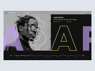 A$AP Music Rebound Dark mode