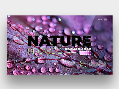 Nature color for designer