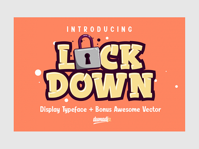 LOCKDOWN FONT covid19 font goodfont lockdown newfont