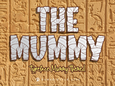 THE MUMMY best font font halloween