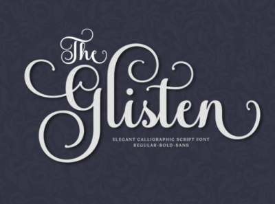 The Glisten Fonts