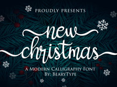 New Christmas Fonts 6045164 1 1 580x387 animation app bold branding design font handmade logo newfont typography