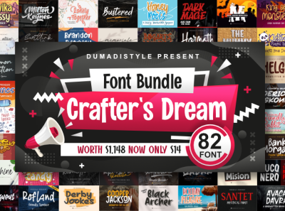Crafter's Dream Fonts Bundle