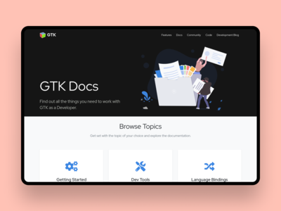 GTK Website Docs - Home Page