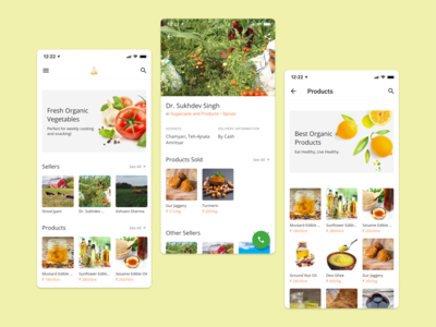 E-Commerce App - Organic Farmers Connect